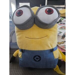 Illuminations Despicable Me Minions Plush Backpack 15" Brand New with Tags Bob